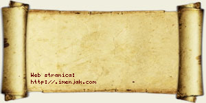 Zorana Rakić vizit kartica